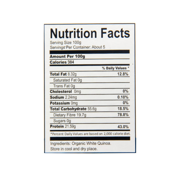 Chenab Organic White Quinoa from Peru - Image 3