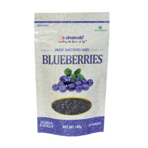 Chenab Finest Sweetened Whole Dried Blueberries