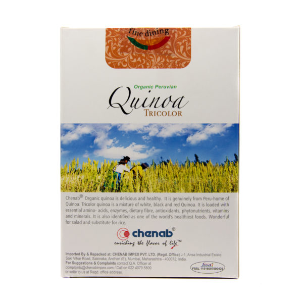 Chenab Organic Tricolor Quinoa from Peru - Image 2