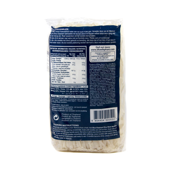 Blue Elephant Pad Thai Rice Stick Noodles - Image 2