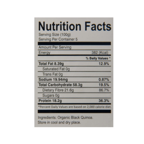 Chenab Organic Black Quinoa from Peru - Image 3