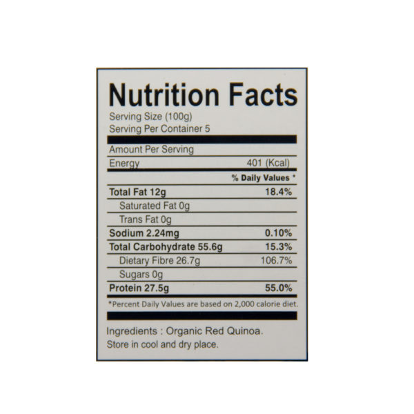 Chenab Organic Red Quinoa from Peru - Image 3