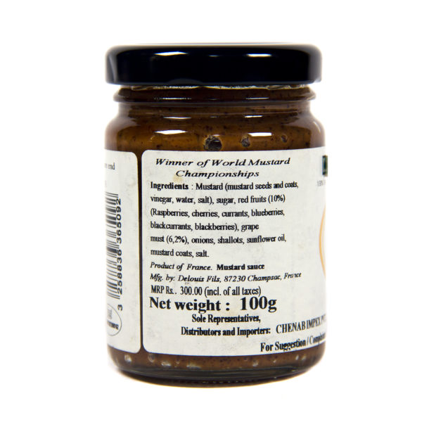 Delouis Fils Mustard with 4 Red Fruits - Image 2