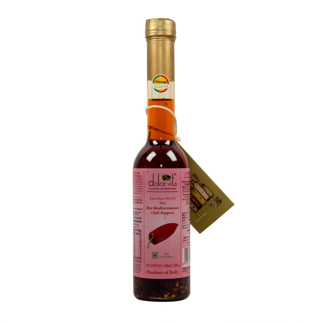 Dolce Vita Flavoured Extra Virgin Olive Oil with Chilli Peppers