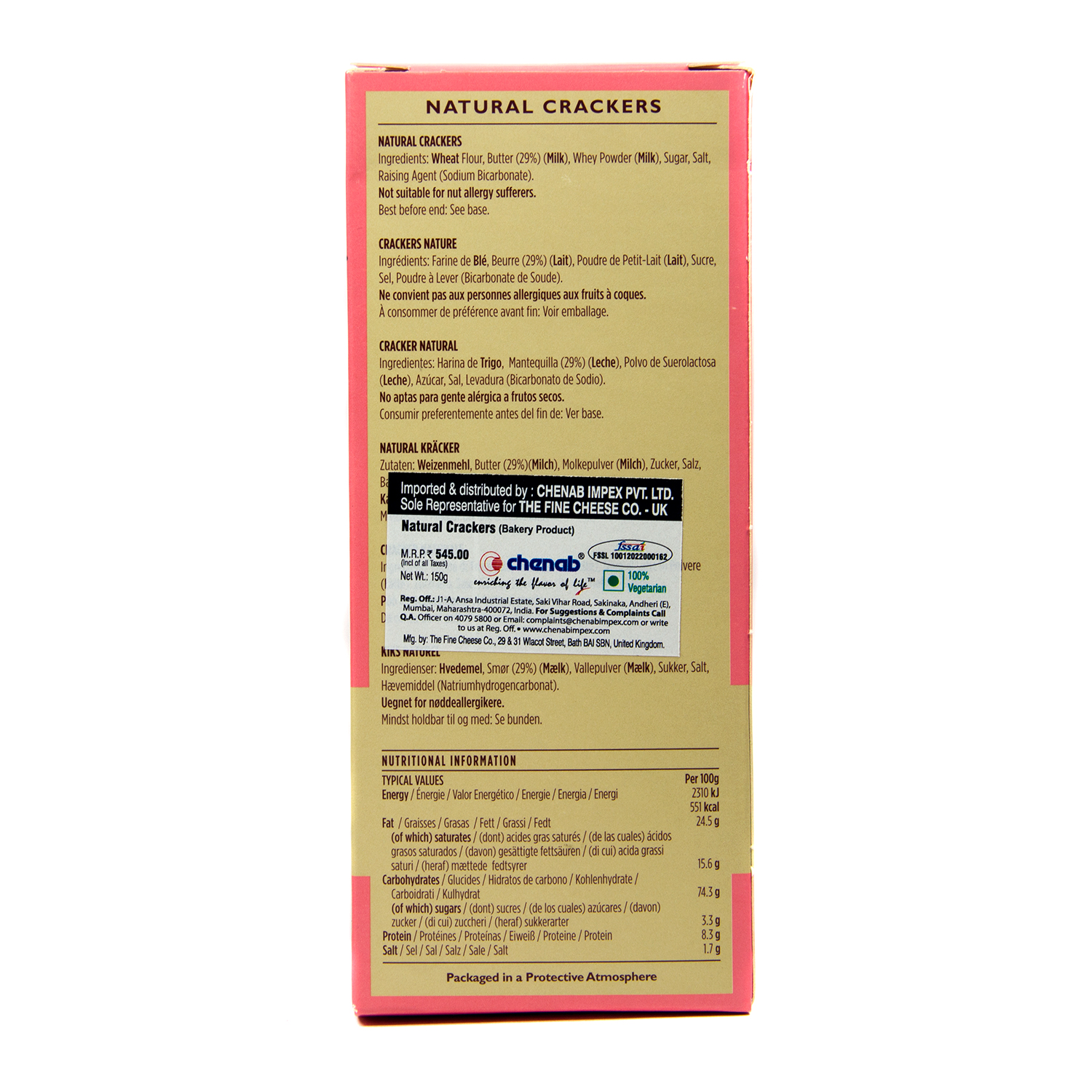 Fine Cheese Natural Crackers - Image 3