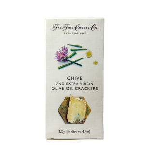 Fine Cheese Chive and Extra Virgin Olive Oil Crackers