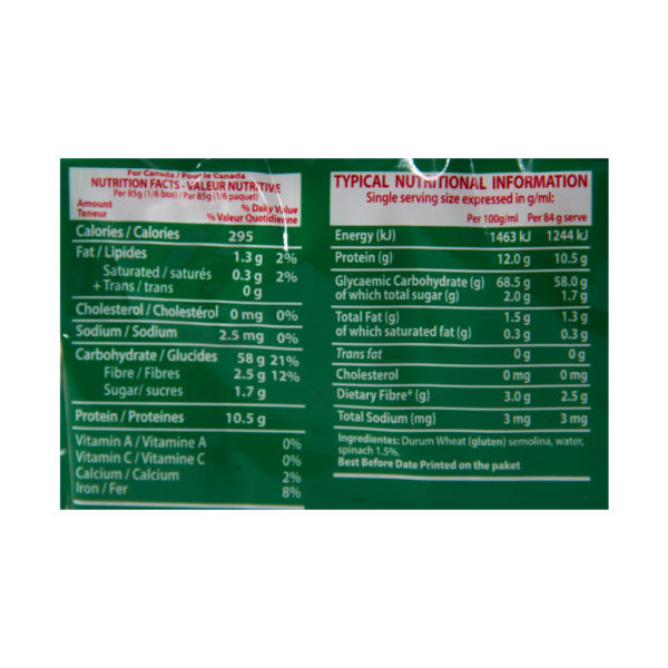 Riscossa Tagliatelle Verdi Spinach Pasta N°86b - Image 3