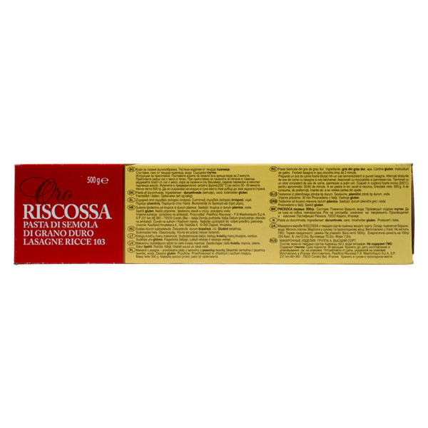 Riscossa Lasagna Riccia Pasta N°103 - Image 4