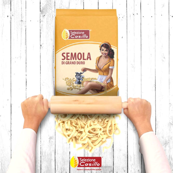 Casillo Durum Wheat Semolina Type Italian Pasta Flour - Image 2