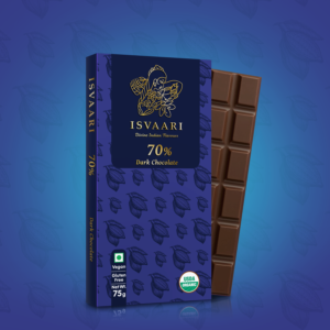 Isvaari 70% Organic Dark Chocolate