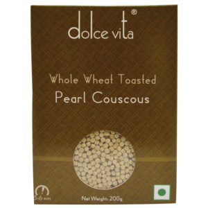 Dolce Vita Whole Wheat Toasted Pearl Couscous