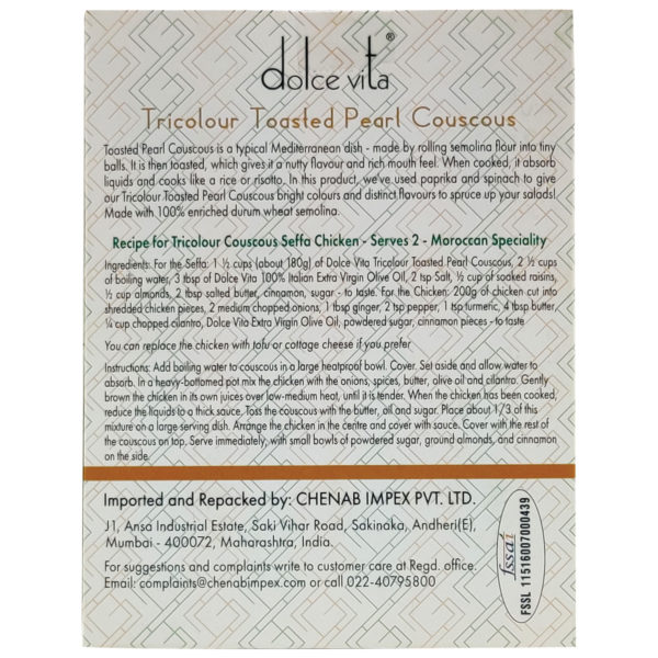 Dolce Vita Tricolor Toasted Pearl Couscous - Image 5