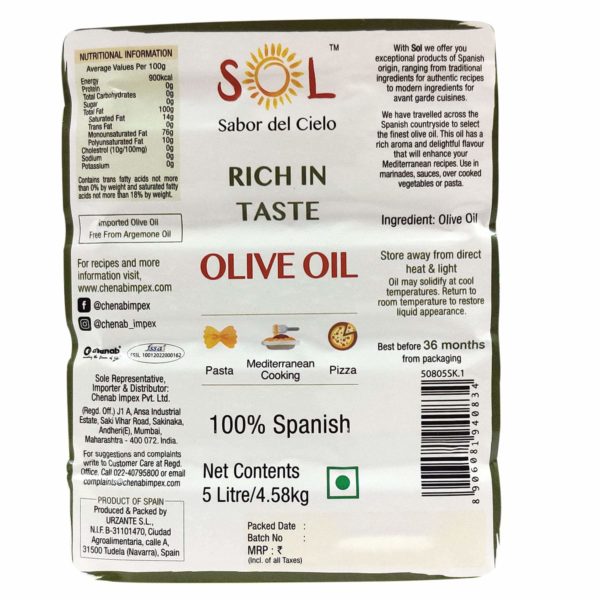 Sol 100% Spanish Olive Oil - Image 6