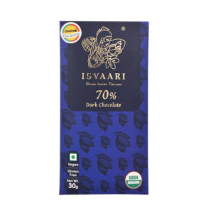 Isvaari 70% Organic Dark Chocolate