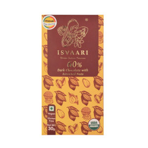 Isvaari 60% Dark Chocolate with Assorted Nuts