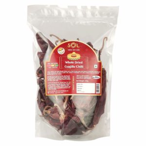 Sol Whole Dried Guajillo Chillies with stem (250g)