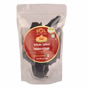 Sol Whole Dried Mulato Chillies with stem (50g)