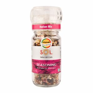 Sol Italian Mix Herbs and Spices in Crystal Grinders, 40g