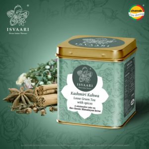 Isvaari Flavored Tea (Kashmiri Kahwa Tea, 50g)