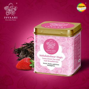 Isvaari Flavored Tea (Strawberry Tea, 50g)