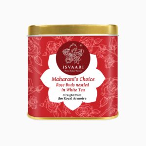 Isvaari Flavored Tea (Rose Buds White Delight Tea, 50g)