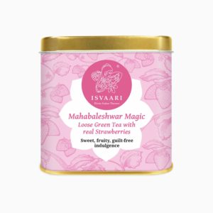 Isvaari Flavored Tea (Strawberry Tea, 50g)