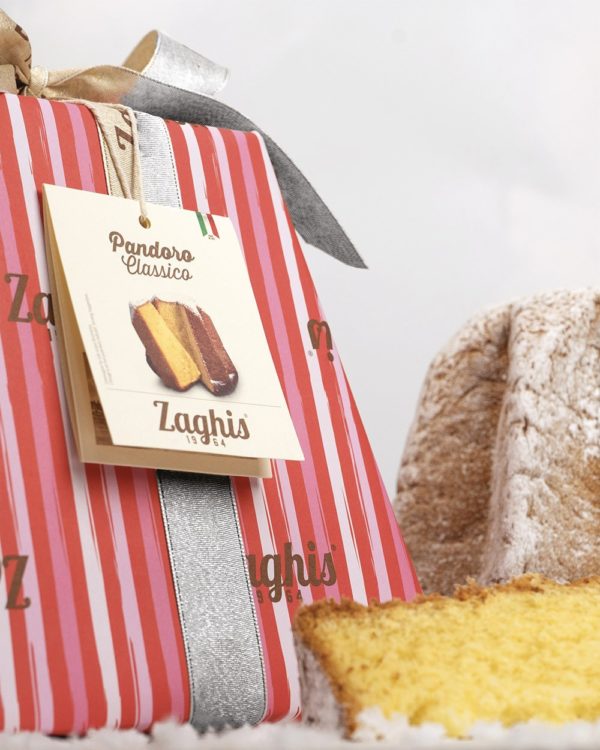 Zaghis Traditonal Italian Christmas Cake (Pandoro Our Classic Land) 80g