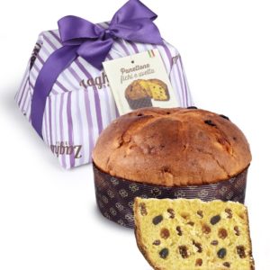 Zaghis Italian Christmas Cakes (Royal Panettone With Figs And Raisins) 750g