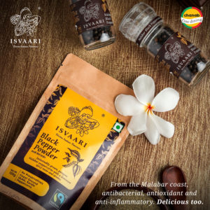 Isvaari Black Pepper Powder,100g