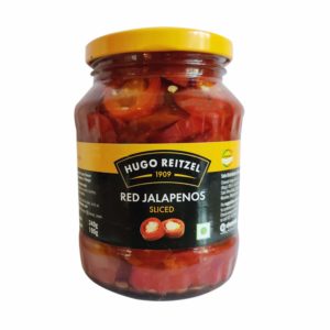 Hugo Reitzel Sliced Red Jalapeno 340g