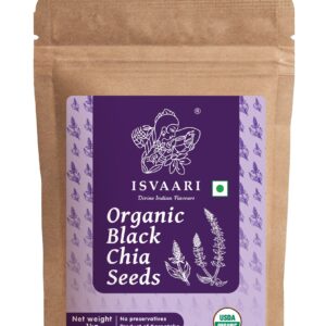 Isvaari Organic Black Chia Seeds