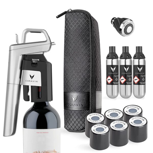 Coravin Timeless Six Plus Wine by the Glass System – Silver