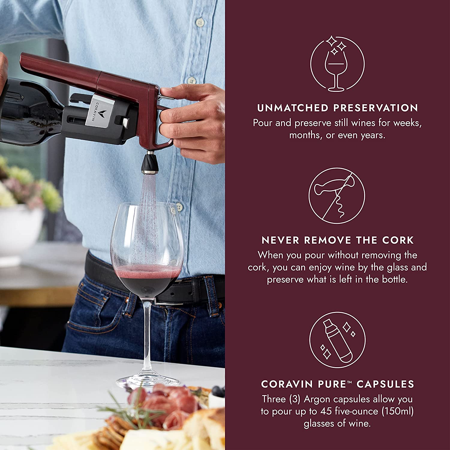 Coravin Timeless Six Plus Wine by the Glass System – Burgundy