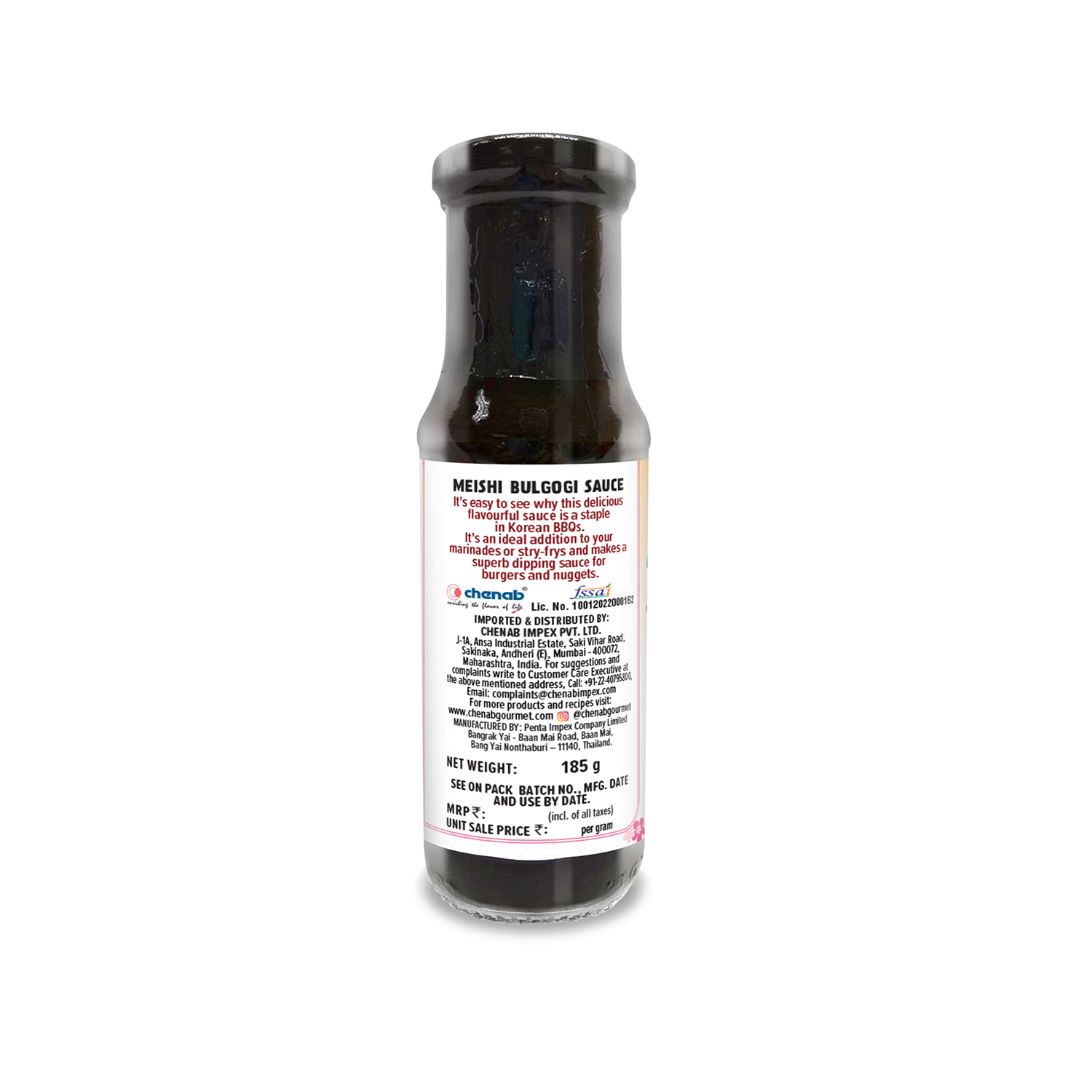 Meishi Korean Bulgogi Sauce 185g