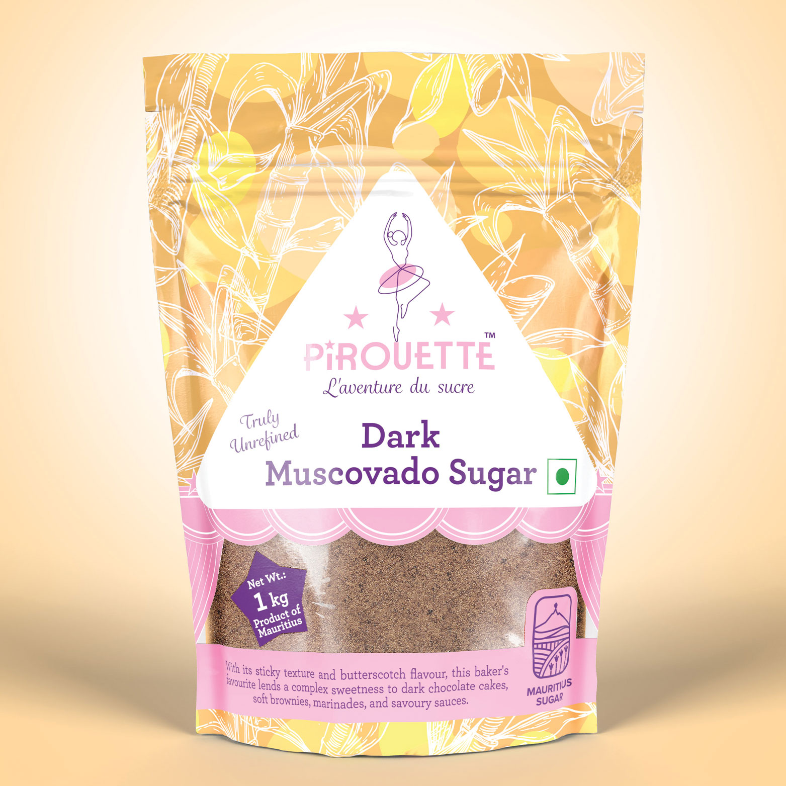 Pirouette Dark Muscovado Sugar| Truly Unrefined | Mauritius Sugar