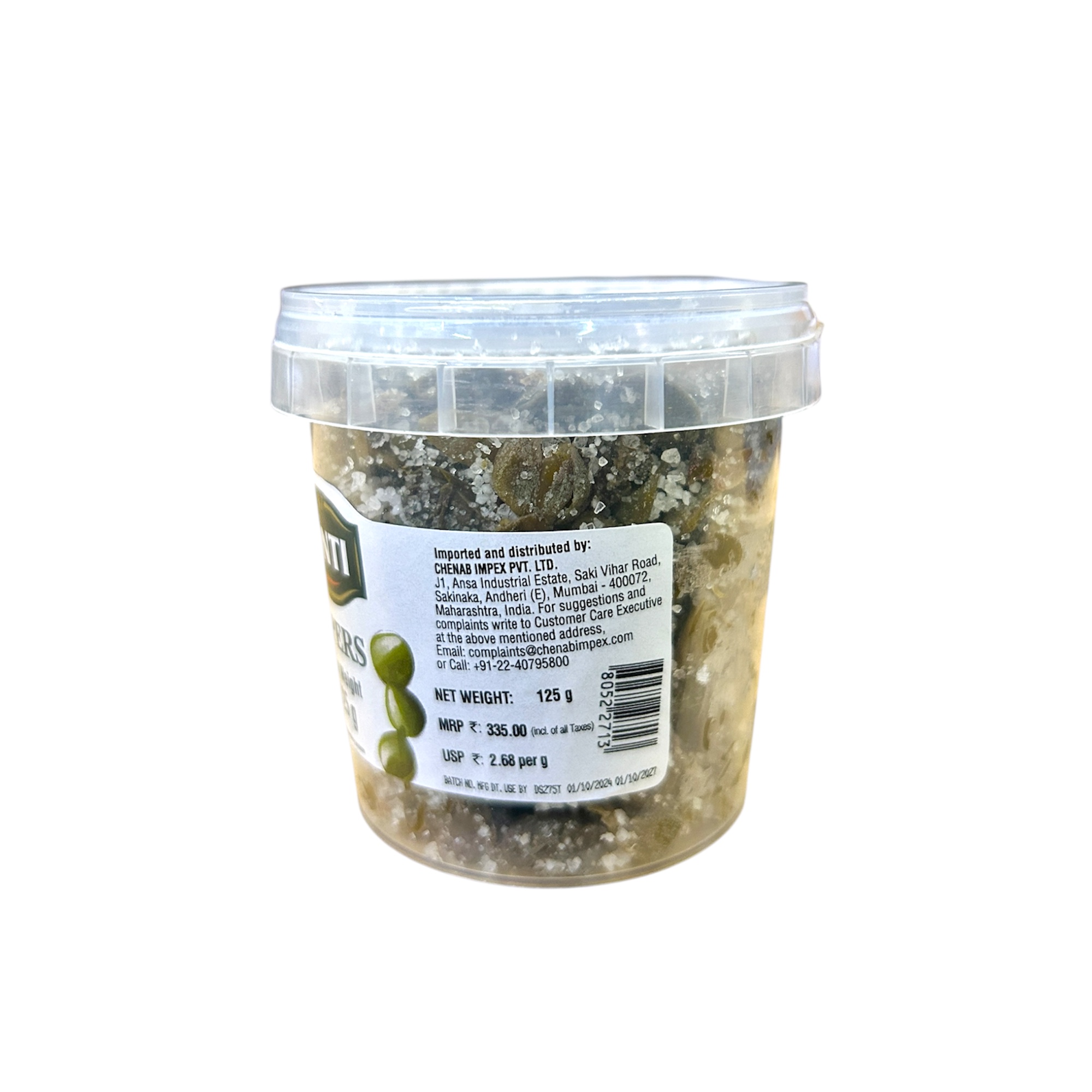 Ponti Dry Salted Capers, 125g