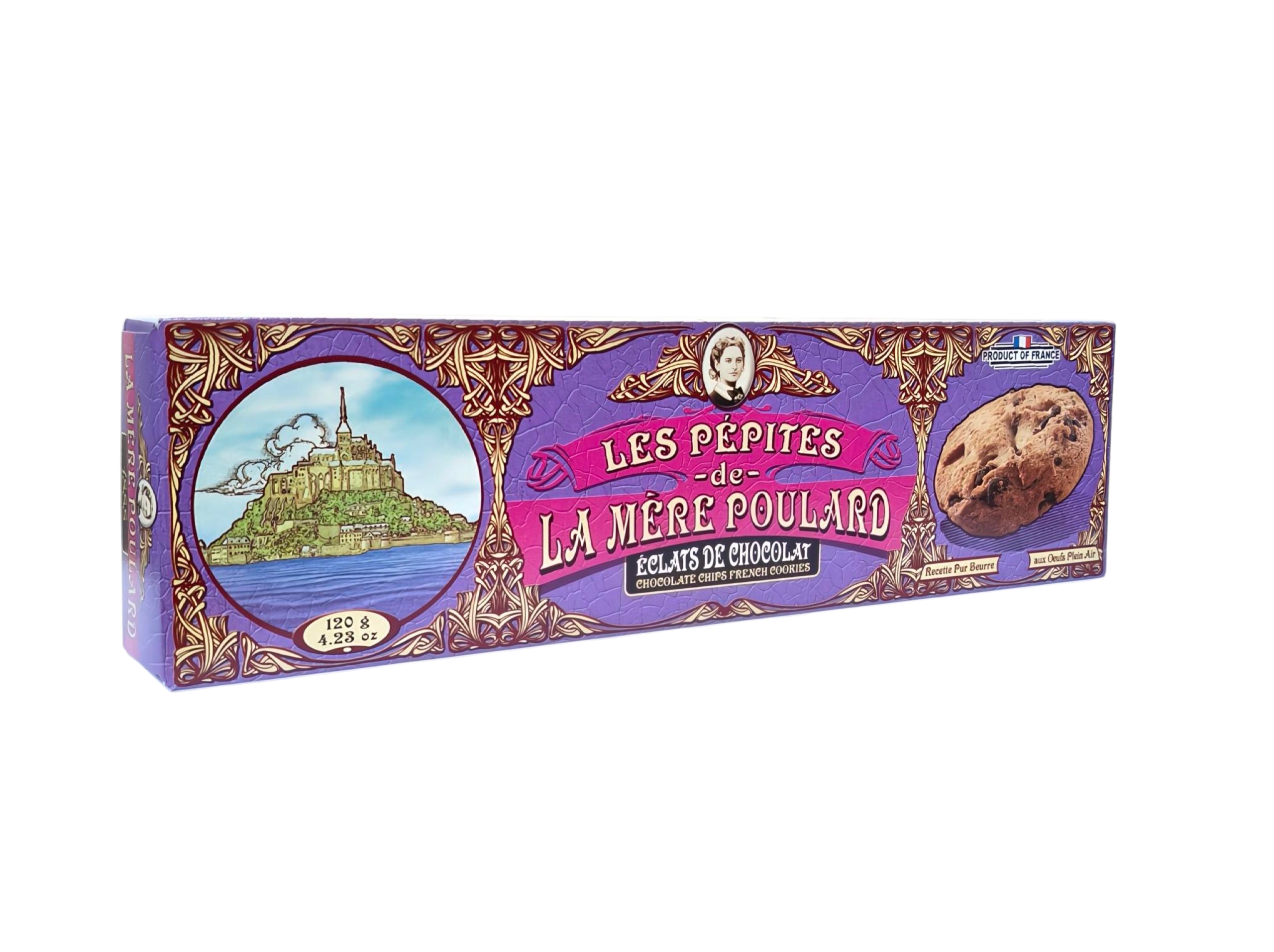 La Mere Poulard French Chocolate Chip Cookies 120g