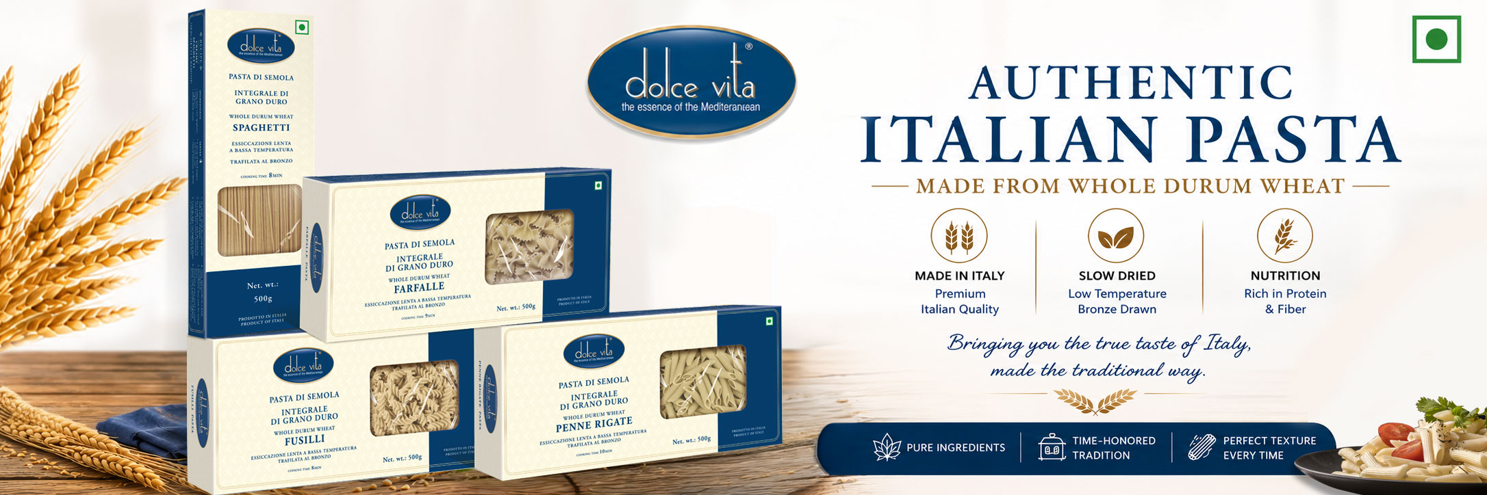 Dolce Vita Italian Durrum Wheat Pasta
