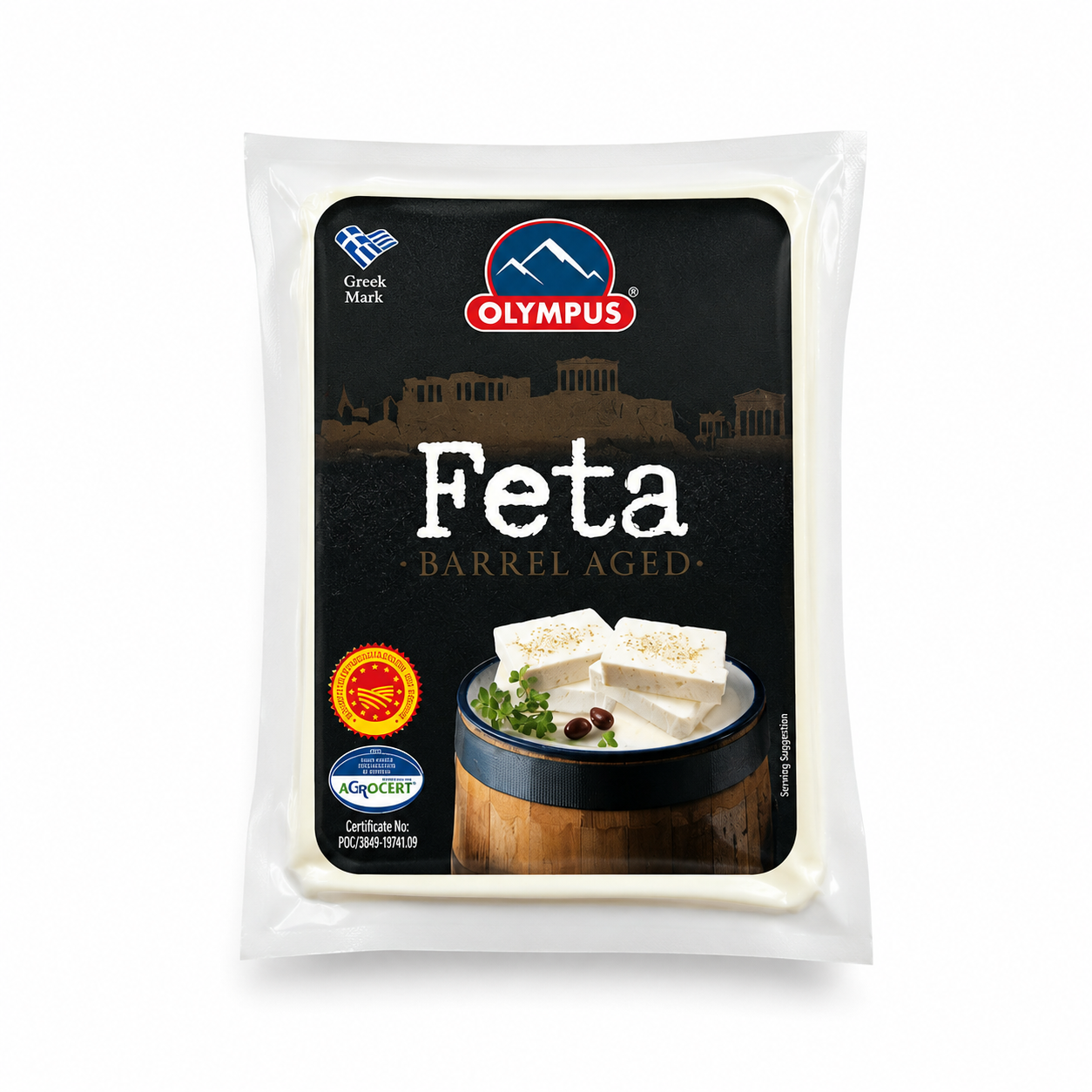 Olympus Barrel Aged Feta Cheese P.D.O. 150g
