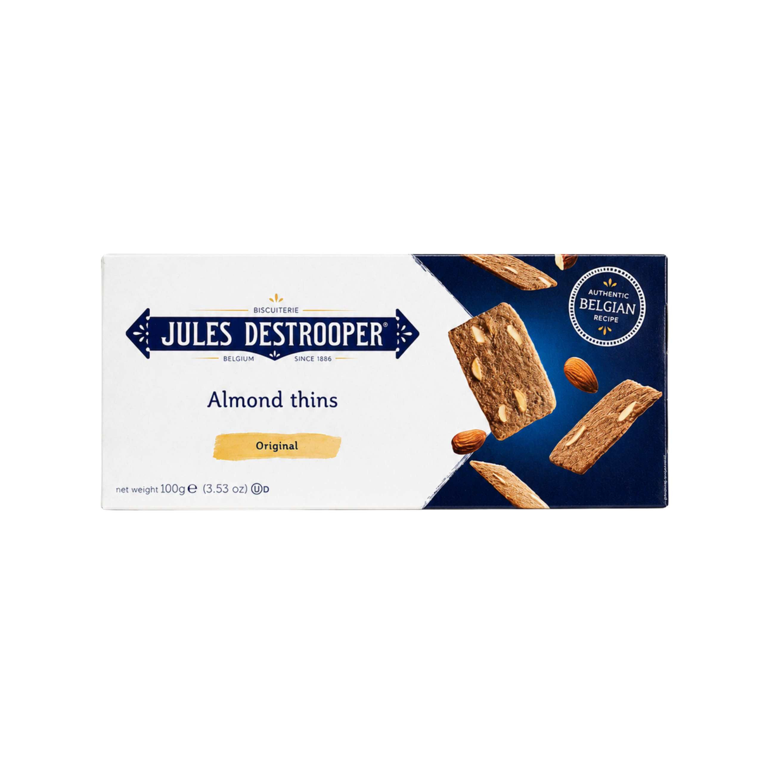 Jules Destrooper Almond Thins, 100g