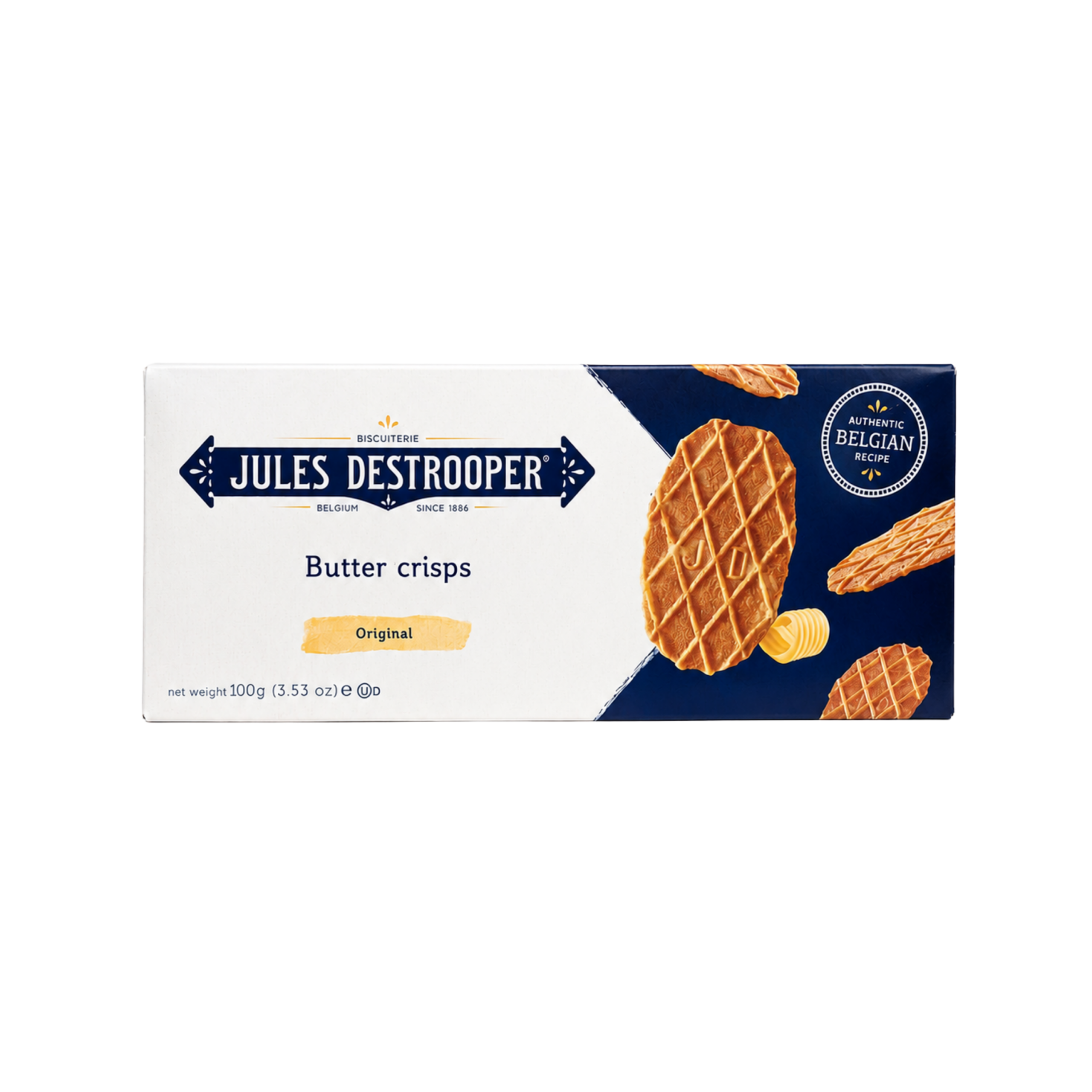 Jules Destrooper Butter Crisps, 100g